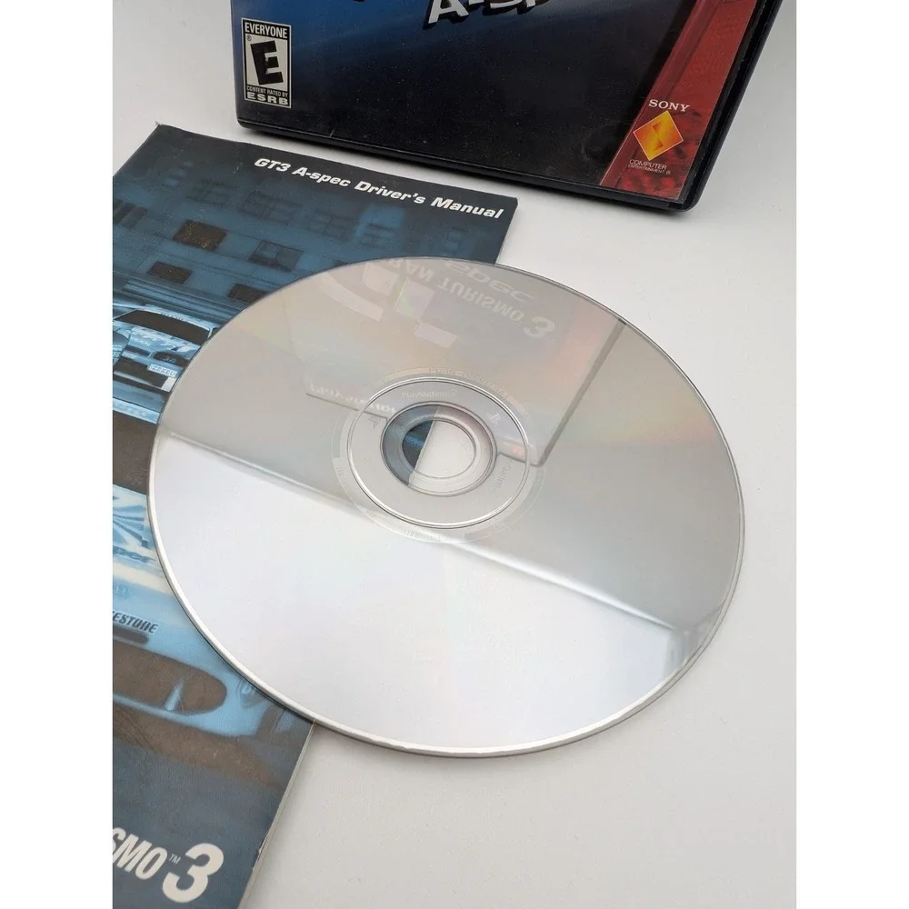 Gran Turismo 3 A-Spec Sony PlayStation 2 PS2 Complete CIB Black Label - Tested